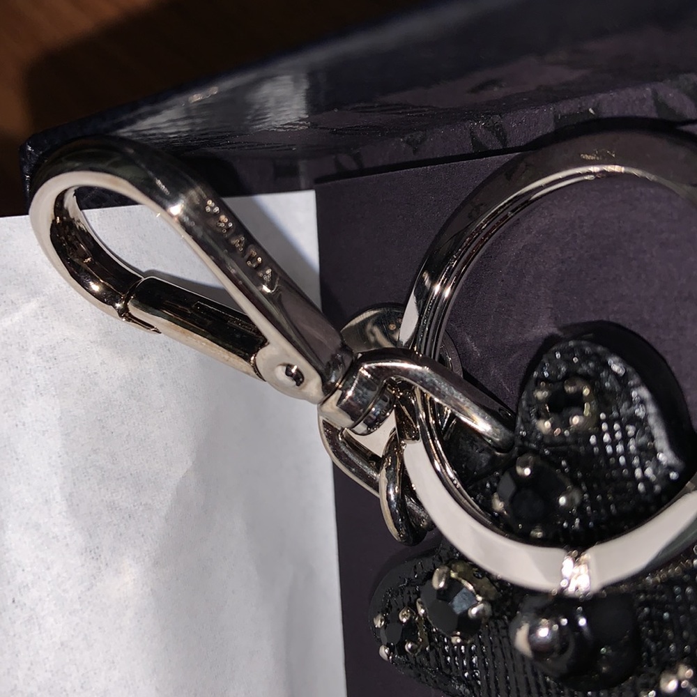 Brand New in Box Authentic Prada Rhinestone Bear Keychain - Picture 8 of 8